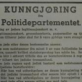 Meldeplikt januar 1942